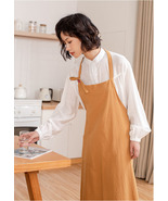 Loose Casual Chef Linen Cotton Aprons For Women Gifts - £17.22 GBP