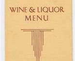 Granson&#39;s Bar Wine &amp; Liquor Menu Lexington Ave &amp; 49th Street New York 19... - $17.82