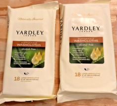 Yardley of London 2 Pack(18 Ct) Disposable Washcloths Large 12x18 Camping Travel - $17.12