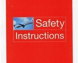 American Airlines S80 Safety Card 06/03 - $17.82