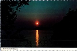 Sunset in the Ozarks Postcard Posted 1985 - £4.05 GBP