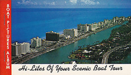 1972 Hi-Lites of Your Scenic Boat Tour Miami Vintage Album 10 Postcard I... - $3.99