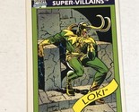 Loki Trading Card Marvel Comics 1990  #54 - $1.97