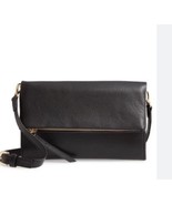 Nordstrom Elenor Leather Crossbody Bag Black Purse NWT AD - £46.85 GBP