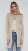 2025 NEW AUTHENTIC L&#39;agence Noe Double-Breasted Cardigan in Pecan $585 - $265.00