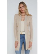 2025 NEW AUTHENTIC L&#39;agence Noe Double-Breasted Cardigan in Pecan $585 - €226,92 EUR