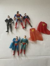 Superman Vtg  Action Figure Lot DC 1984 (2) Hasbro 1995/96 (3) - £19.38 GBP