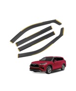 Shatterproof in-Channel Window Rain Guards for 2021 2022 2023 Toyota Hig... - $50.48