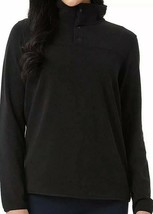 32 Degrees Heat® ~ Ladies&#39; 2XL ~ Snap Closure ~ Fleece Pullover Jacket ~ BLACK - £17.62 GBP