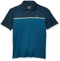 Under Armour Men&#39;s Playoff 2.0 Golf Polo Tandem Teal (432)/Pitch Gray Sm... - £31.38 GBP