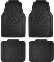 Heavy Duty Rubber Floor Mat for Cars Autos Trucks SUVs Vans Weather Waterproof - £12.17 GBP