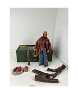 Vintage GI Joe AT Wild West Cowboy bearded figure outfit lot Hasbro 12 inch - $150.09