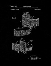 Three Dimensional Symbolic Arrangement Of The Elements Patent Print - Black Matt - $7.95+