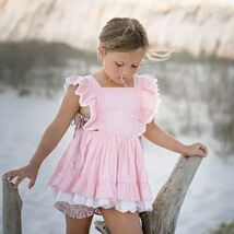 WDW Well Dressed Wolf Perfect in Pink Kate Tunic Set Size 7 Girls - $1,937.13 MXN