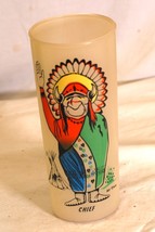 Texaco Highball Drinking Tumbler Glass Indian Chief Bill Tlores - €16,81 EUR