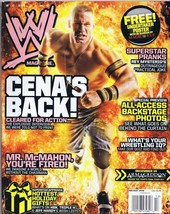 ORIGINAL Vintage Holiday 2008 WWE Magazine John Cena Rey Mysterio  - £14.80 GBP