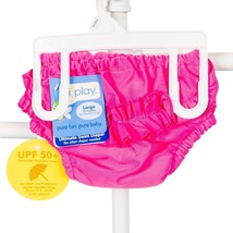 iPlay Ultimate Swim Diaper L 18 Months Girls New Ruffle Pink Solid Summer Pool - £9.38 GBP