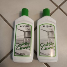 Lot of 2! NEW! Wright&#39;s Cooktop Cleaner for Glass/Ceramic Cooktops 10 oz ea - £54.17 GBP