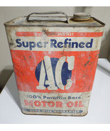Vintage 2 Gallon Super Refined AC Motor Oil Can - $76.55 CAD