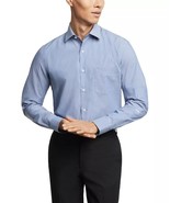 Van Heusen Men&#39;s Stain Shield Regular Fit Dress Shirt  Penn Blue-17-17.5... - $21.99