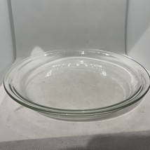 Vintage Pyrex Corning #209 Glass Pie Plate Baking Dish Pan 9 inch Clear - £7.77 GBP