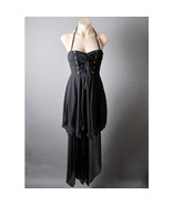 Lace Up Corset Bustier Renaissance Fairy Tale Handkerchief Ballet Gown D... - €30,68 EUR