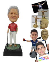 Personalized Bobblehead Classic Golfer With A Golf Club Posing For Pictures - Sp - £72.74 GBP