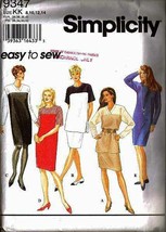 Misses&#39; DRESSES 1995 Simplicity Pattern 9347 Sizes 8-14 UNCUT - £9.61 GBP