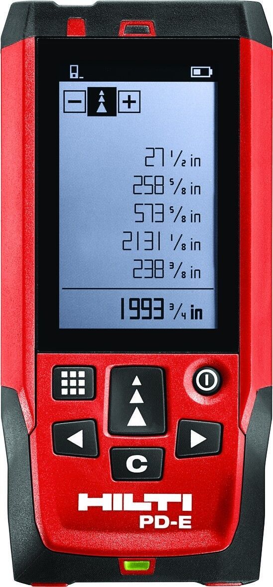 HILTI PD E LASER 2 Years Warranty Laser Measuring Tools