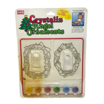 VINTAGE 1995 CRYSTALIN ANGEL CHRISTMAS ORNAMENT SUNCATCHERS KIT NEW SEALED - $14.25