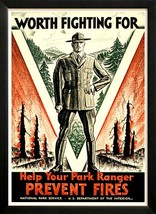 National Park Rangers 1930s Custom Framed Print A+ Quality - £41.08 GBP