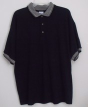 Mens Gildan NWOT Black Short Sleeve Polo Shirt Size Large - $15.95