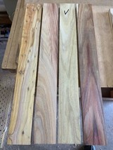 4 BEAUTIFUL PIECES KILN DRIED CANARYWOOD 24&quot; X 3&quot; X 3/4&quot; THICK WOOD LUMB... - £39.07 GBP