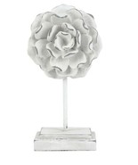 8inch White Rose Resin Finial - £71.21 GBP