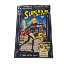 DC Comics Supergirl in Action Comics 6 Funeral For A Friend 686 COVER WEAR - £7.47 GBP