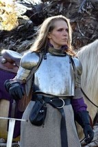 Medieval Knight Warrior Female Cuirass Steel Armor Medieval Lady Armor Suit - $222.77