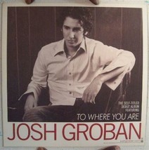 Josh Groban For Where You Are 2 Sided Poster-
show original title

Origi... - $26.88