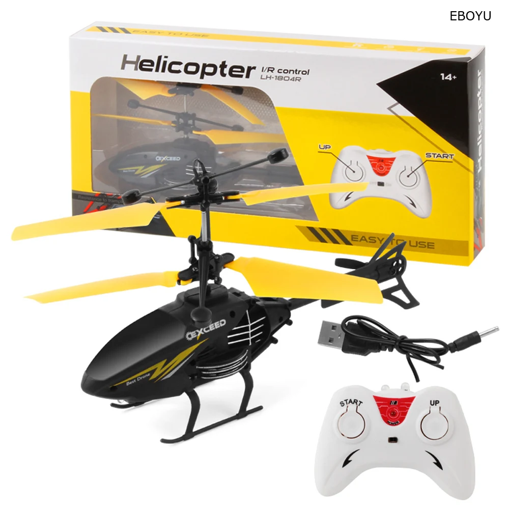 EBOYU 1804R RC Helicopter 2CH Mini Infrared Helicopter RC Helicopter Dro... - £21.11 GBP