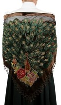 CHOC BROWN TRIBAL GYPSY BOHEMIAN DELUXE BEADED PEACOCK HIP SCARF ATS REN... - €109,95 EUR