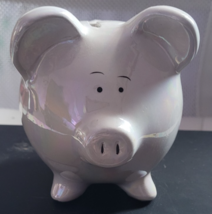 Ceramic Piggy Bank "Pearl Look" Children's Gift Collect Money Organize C... - €10,22 EUR