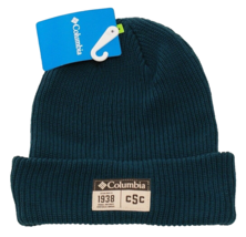 Columbia Men&#39;s One Size Green Lost Lager Knit Cuff  Beanie - $34.64