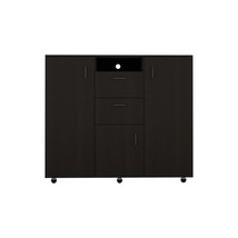 Black Double Door Cabinet | Quizz Bedroom Dresser - $562.99