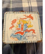 Vintage 1973 Blue Gingham Pattern Junior Miss Lunchbox no Thermos - $12.94 CAD