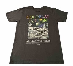 ColdPlay Unisex Adults Music Of The Spheres Rose Bowl 2023 Tee NC3 Black... - £18.24 GBP