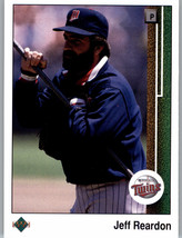 1989 Upper Deck 596 Jeff Reardon Misprint Minnesota Twins - £0.77 GBP