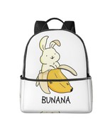 A Cartoon Bunny Sitting On A Banana Backpack - £28.70 GBP