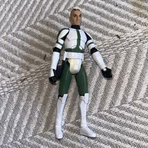 Star Wars Clone Wars Clone Trooper Commander Gree Figure 3.75" No Helmet - $12.35