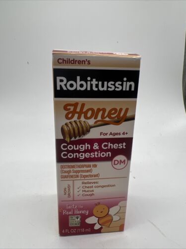 Children&#39;s Robitussin Honey Cough + Chest Congestion Non-Drowsy (4 fl oz... - $3.99
