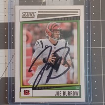 2022 Joe Burrow Panini Bengals #194 Autographed Signed Trading Card COA - £98.74 GBP