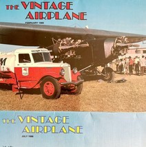 Vintage Airplane Magazines 1988-89 Lot Of 2 Issues Aviation History DWY1A - $462.01 MXN